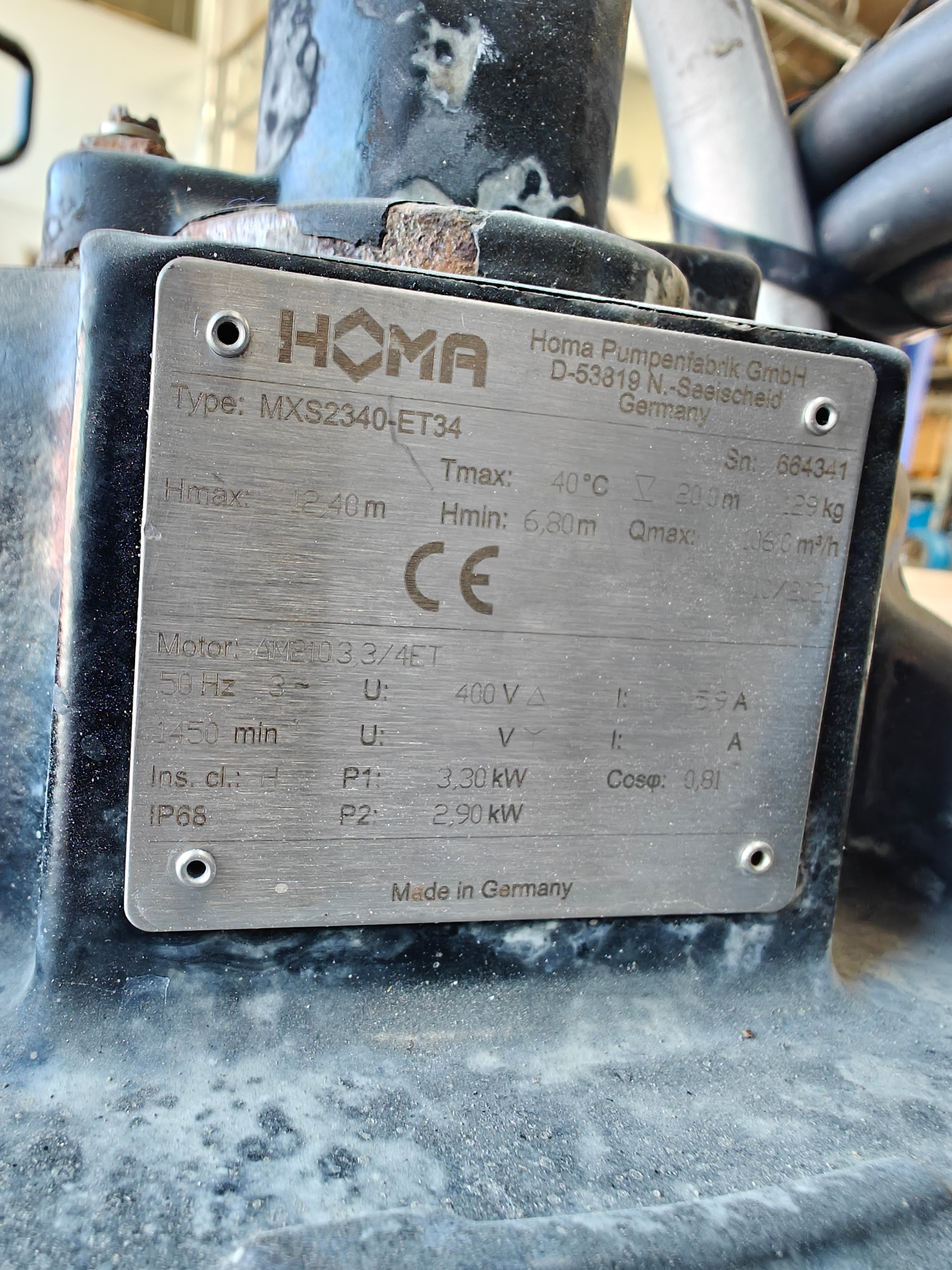 HOMA MXS2340-ET34 submersible pump
